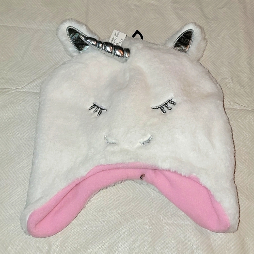Unicorn Hat Mitten Set Toddler One Size Fits Most New